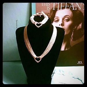 Tiffany & Co. Retired Heart Multi Chain Set